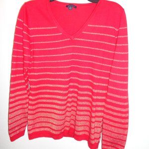 Tommy Hilfiger V-Neck Sweater Size Medium